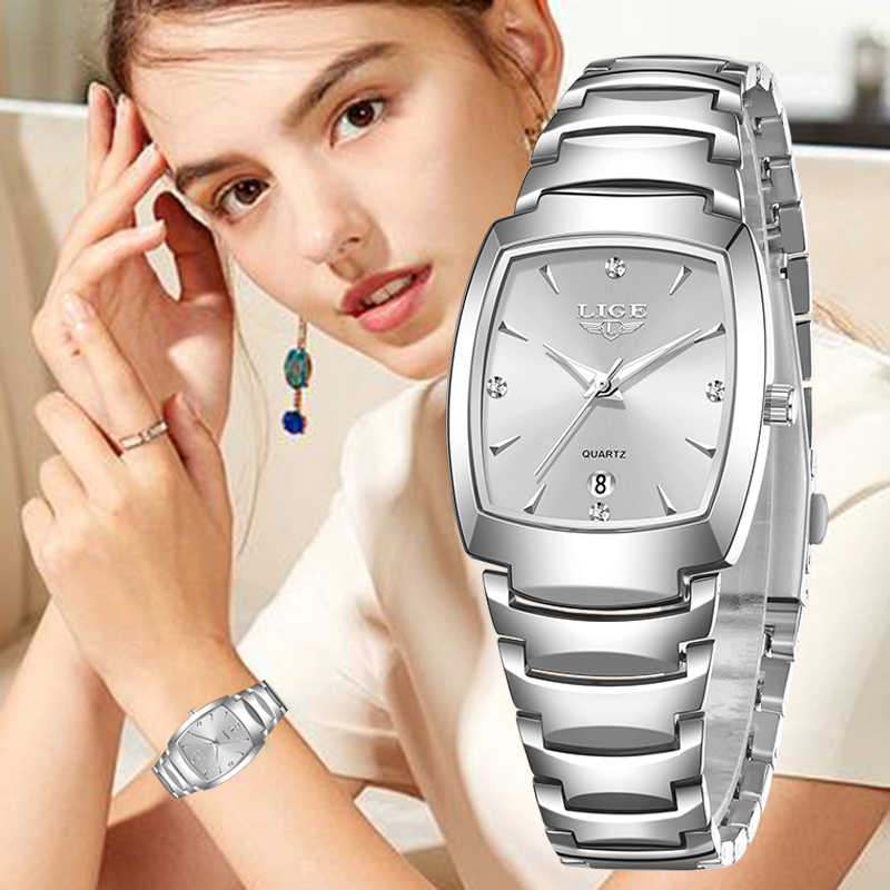 Luxury Watch And Bracelet - Jam Tangan Wanita LIGE 2026 Baru,