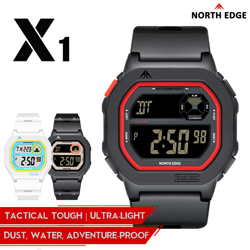 Diver Watch 300M - NORTH EDGE X1 Jam Tangan Digital