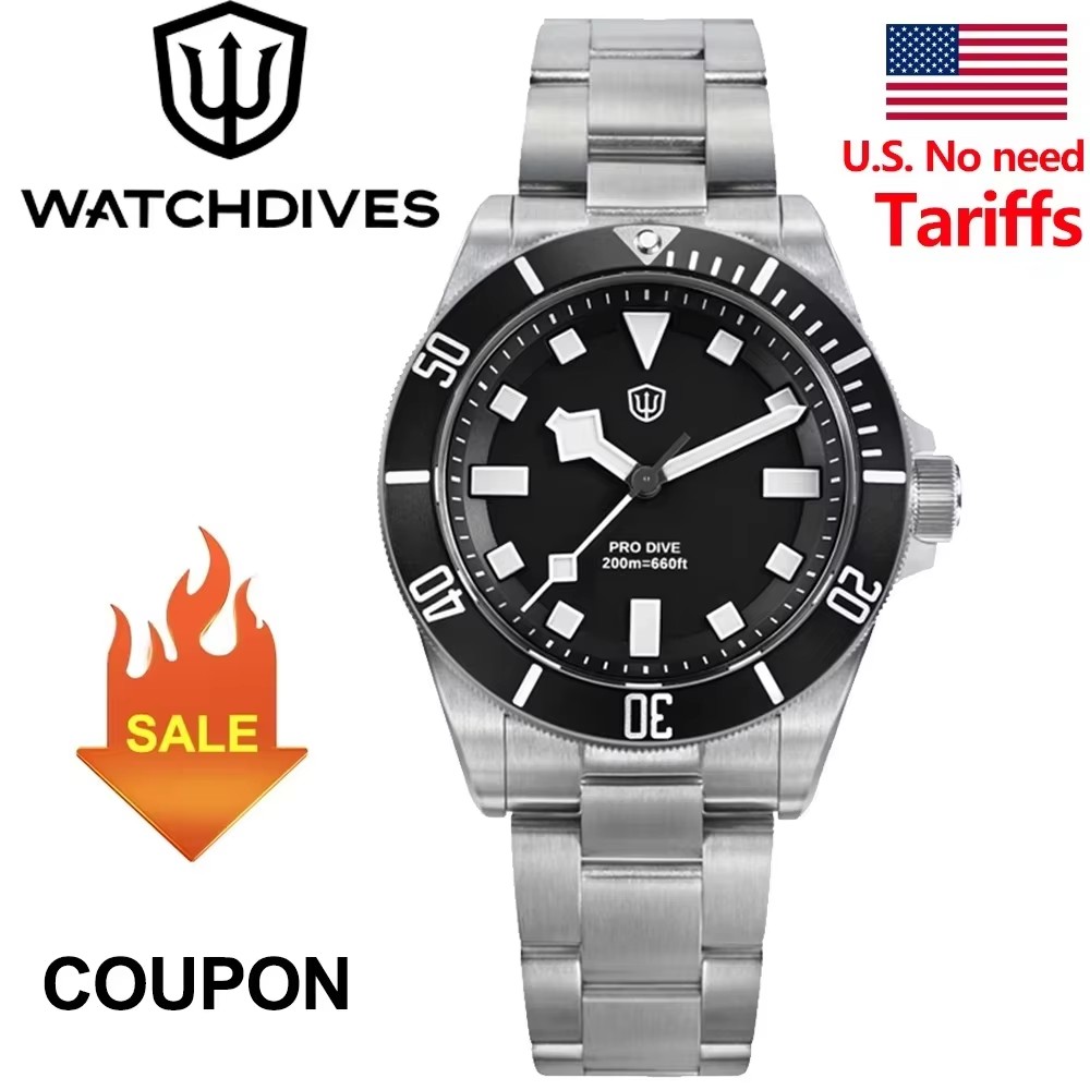 Diver Watch 300M - Watchdives WD1969 Pro Jam Tangan VH31