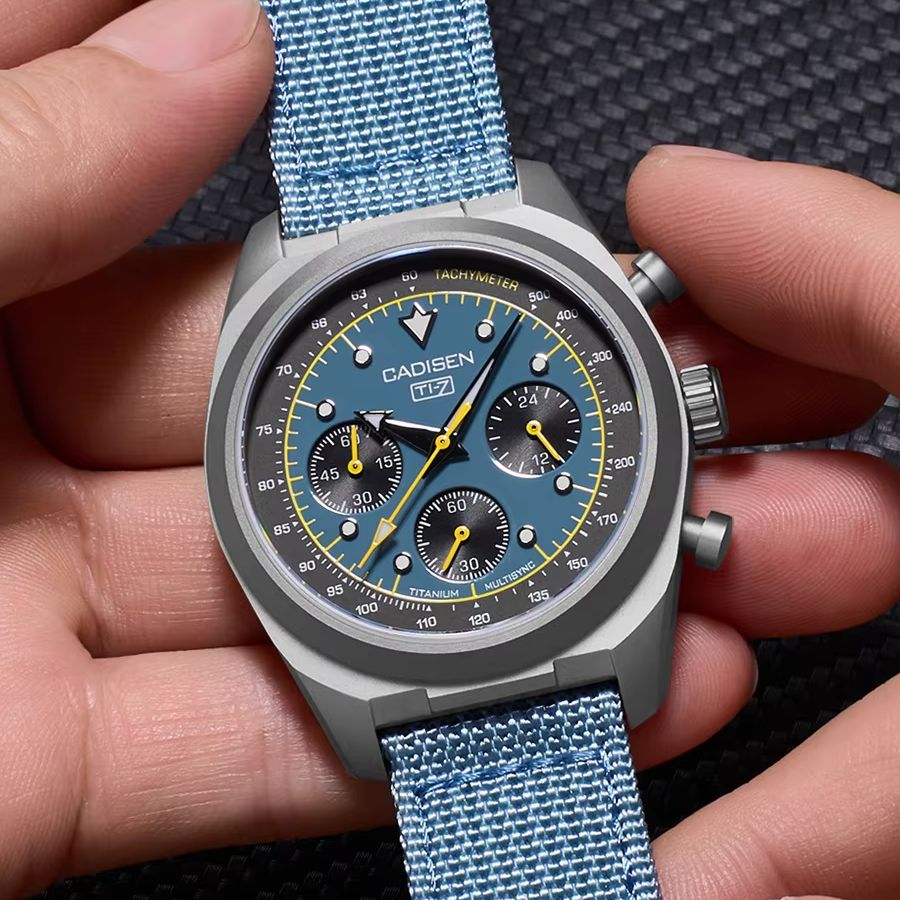 Diver Watch 300M - CADISEN Titanium TI-7 MULTISYNC Jam Tangan