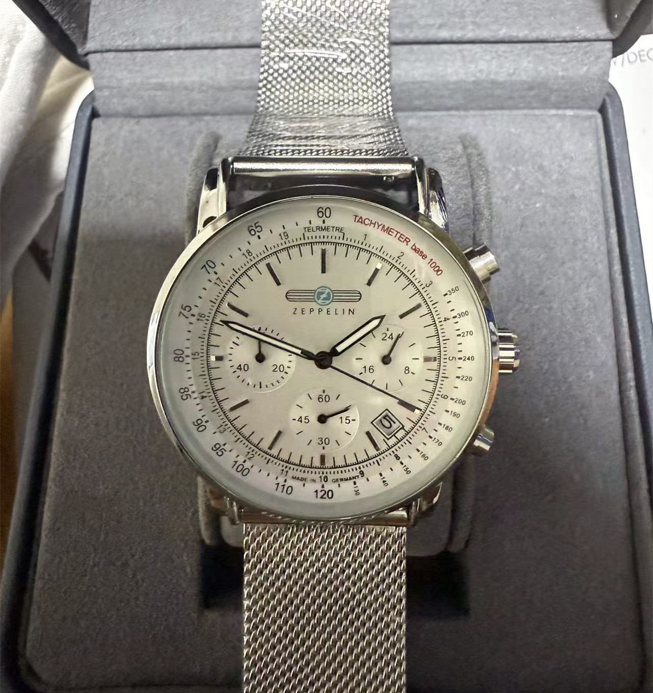 Luxury Watch Display Case - Jam Tangan Pria Zeppelin Mewah Otomatis