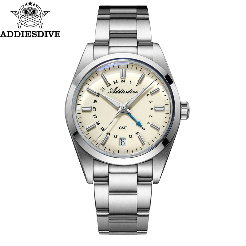 Luxury Watch And Bracelet - ADDIESDIVE Jam Tangan GMT Mewah 36Mm