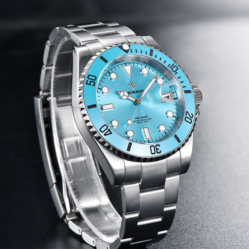 LIGE Jam Tangan Pria Bermerek  - Diver Watch 300M ulasan dan harga