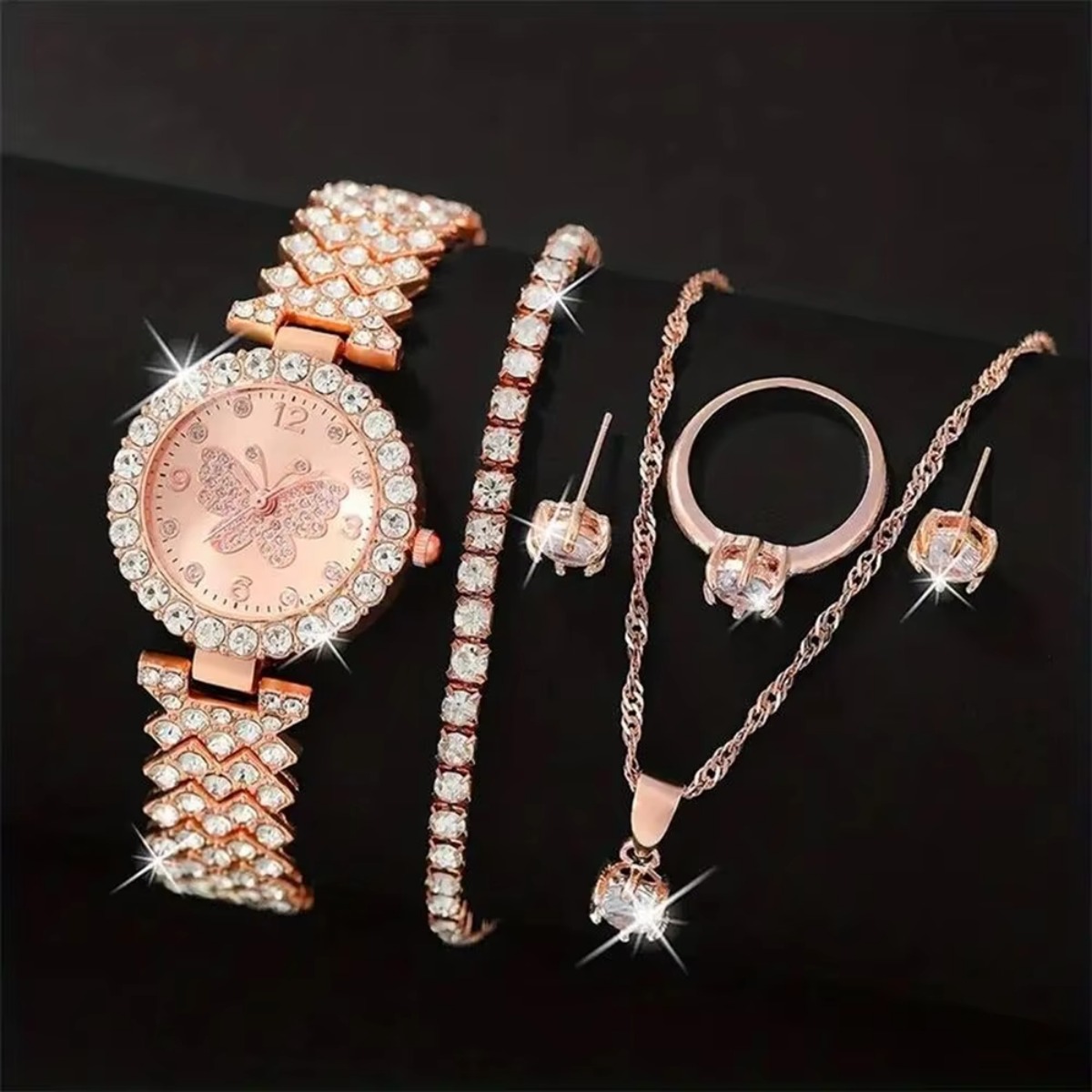 6 Buah/Set Jam Tangan Kuarsa W - Luxury Watch Display Case ulasan dan harga