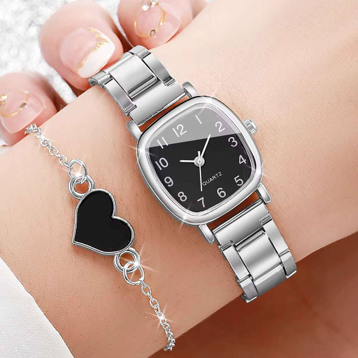 2 Buah Jam Tangan Wanita Modis - Open Heart Watch ulasan dan harga