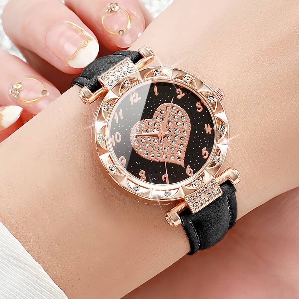 Set Jam Tangan Wanita 3 Buah J - Open Heart Watch ulasan dan harga