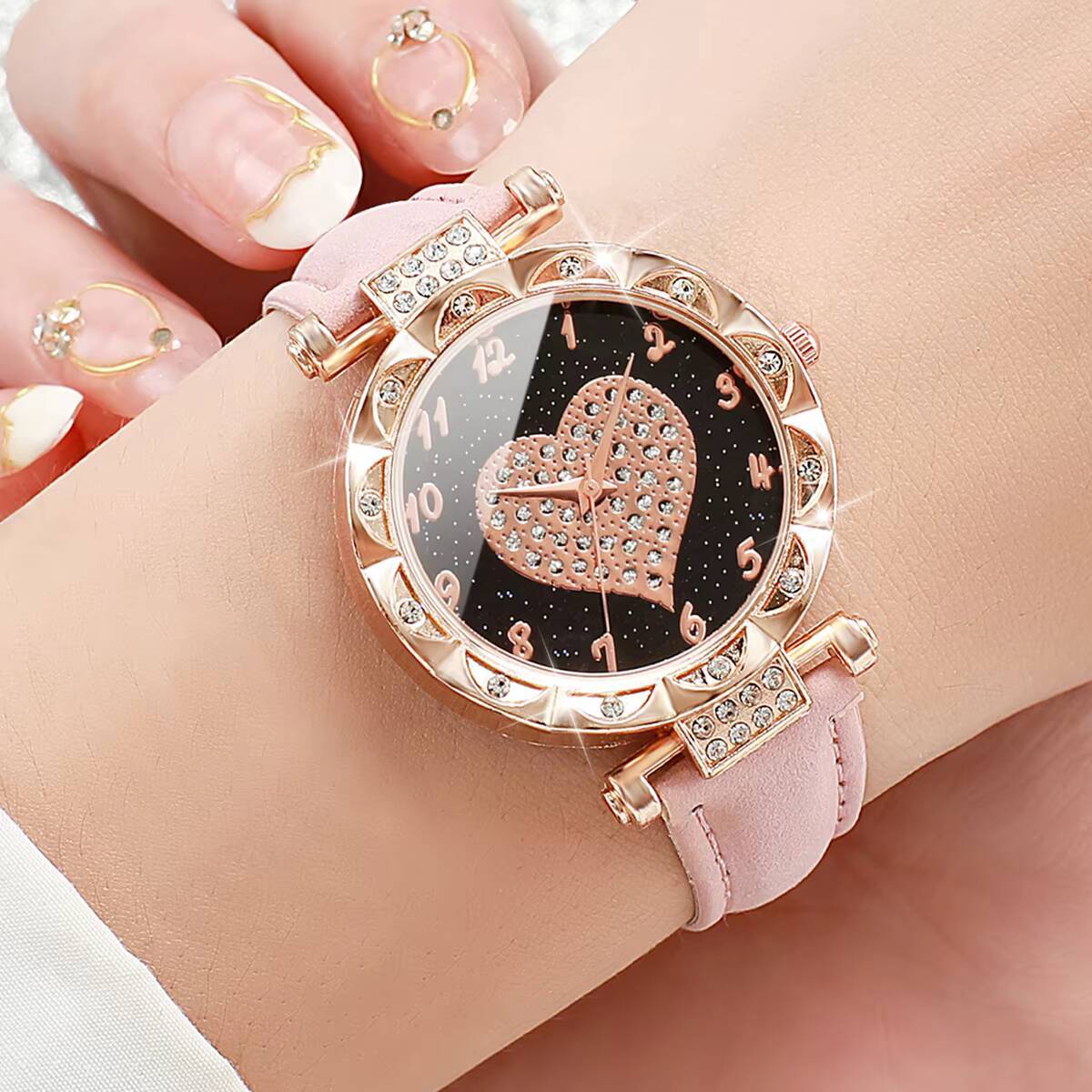 Set Jam Tangan Wanita 3 Buah J - Open Heart Watch ulasan dan harga