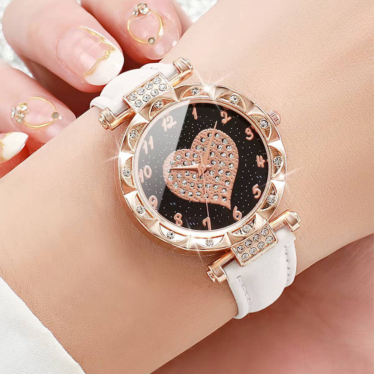 Set Jam Tangan Wanita 3 Buah J - Open Heart Watch ulasan dan harga
