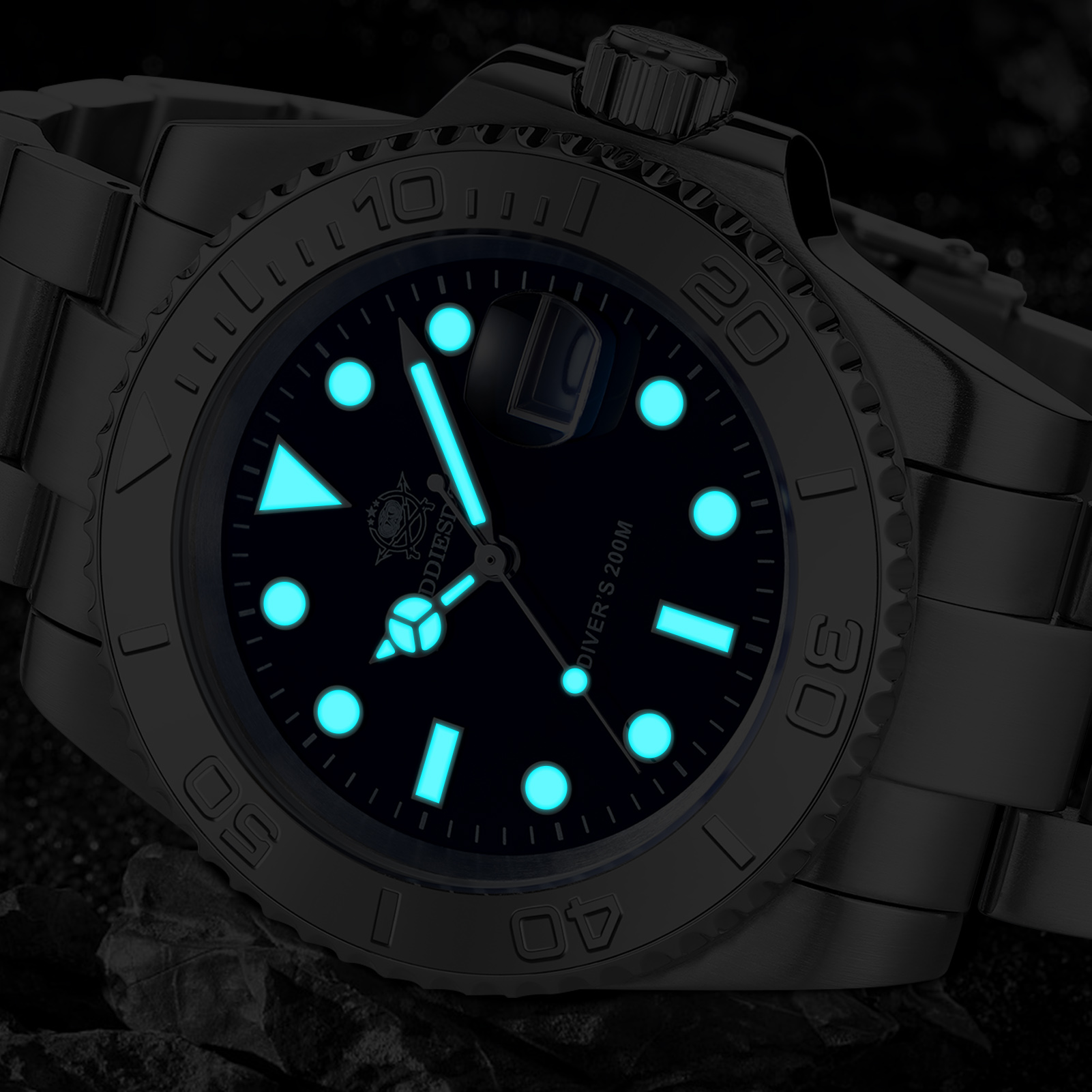 ADDIESIDVE jam tangan Stainles - Diver Watch 300M ulasan dan harga