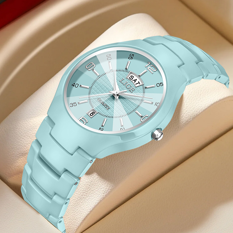 LIGE Jam Tangan Wanita Kuarsa  - Luxury Watch ulasan dan harga