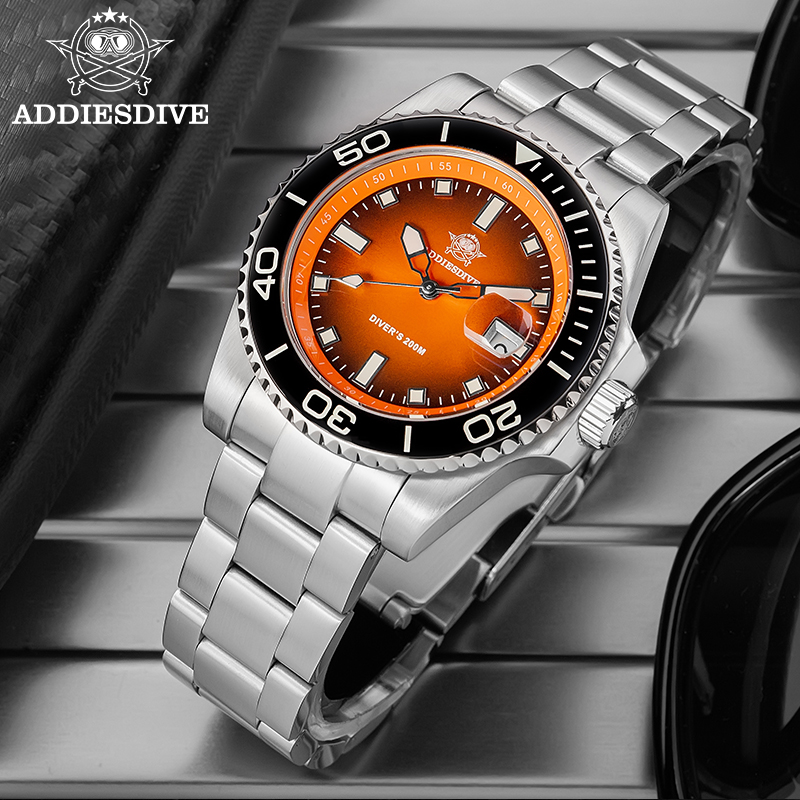 ADDIESDIVE Jam Tangan Pria Jam - Diver Watch 300M ulasan dan harga