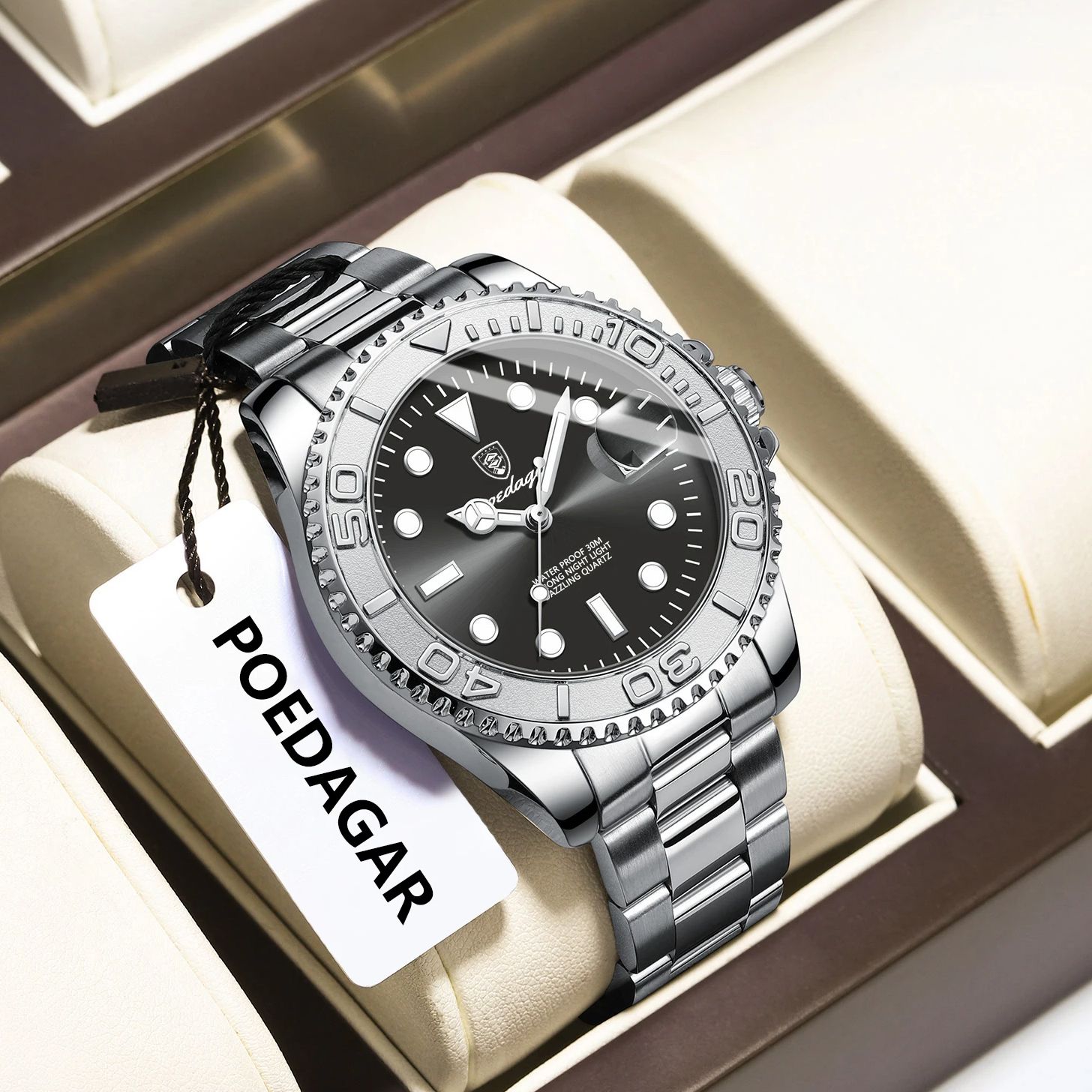 POEDAGAR Jam Tangan Pria Olahr - Luxury Watch And Bracelet ulasan dan harga