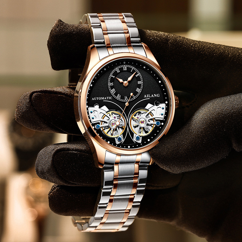 AILANG jam tangan mekanis otom - Open Heart Watch ulasan dan harga