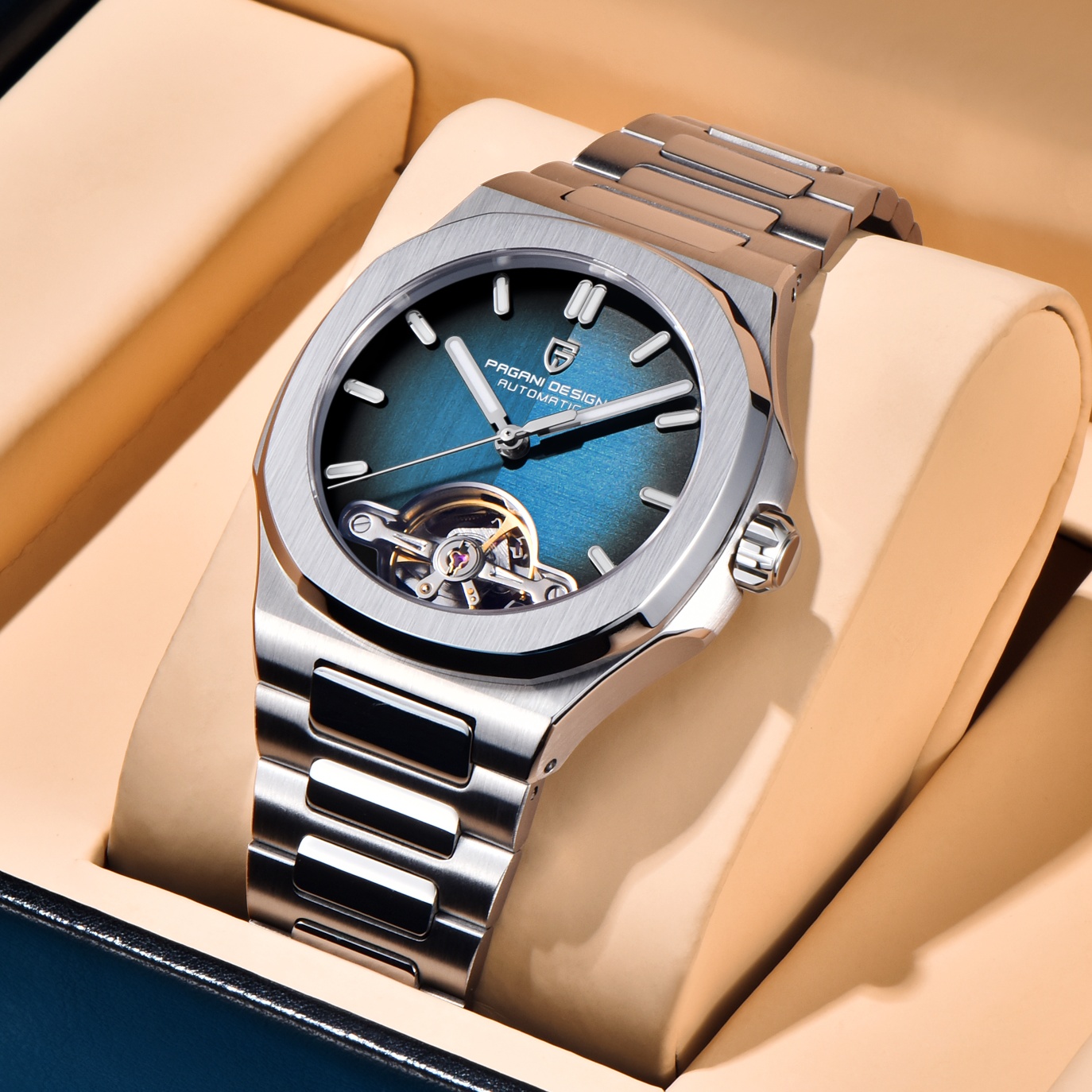 Jam Tangan Pria PAGANI DESIGN  - Open Heart Watch ulasan dan harga
