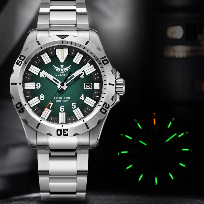 YELANG V1036S Jam Tangan Kuars - Diver Watch 300M ulasan dan harga