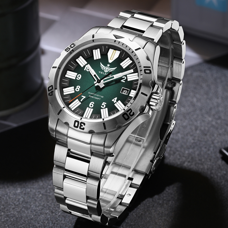 YELANG V1036S Jam Tangan Kuars - Diver Watch 300M ulasan dan harga