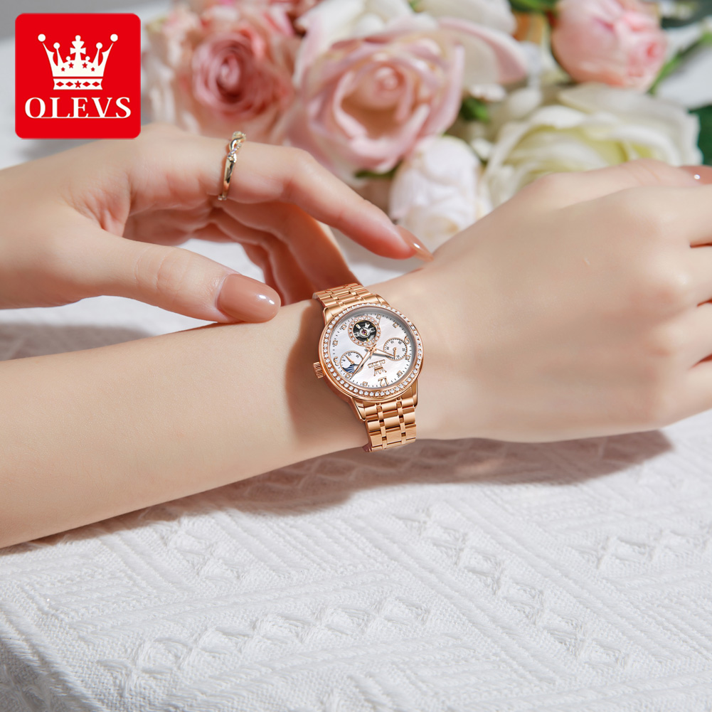 OLEVS Jam Tangan Wanita Jam Ta - Luxury Watch And Bracelet ulasan dan harga