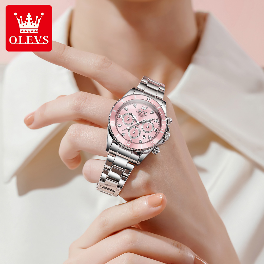 OLEVS Jam Tangan Wanita 5632 J - Luxury Watch And Bracelet ulasan dan harga