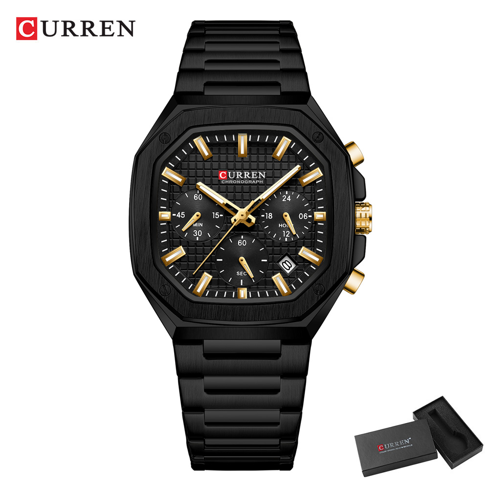 CURREN Jam Tangan Chrono Perse - Luxury Watch And Bracelet ulasan dan harga