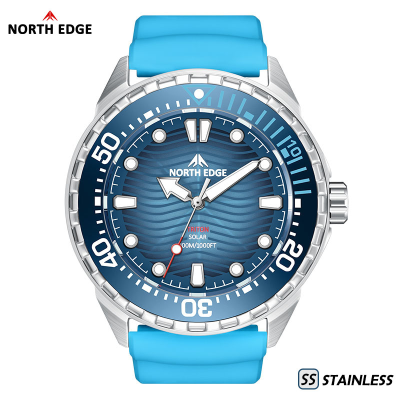 NORTH EDGE TRITON-TI Jam Tanga - Diver Watch 300M ulasan dan harga