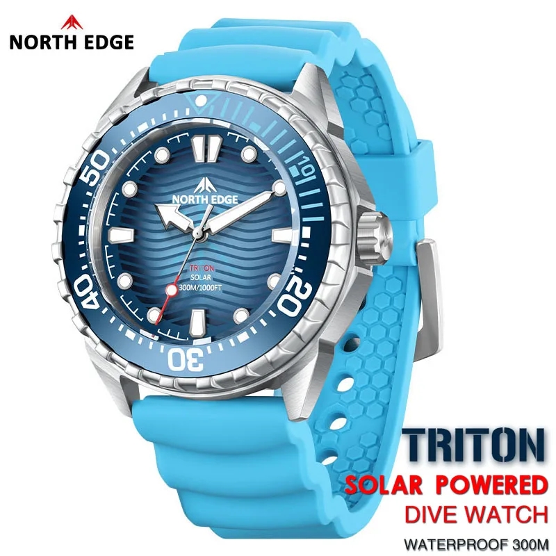 NORTH EDGE 2025 Jam Tangan Men - Diver Watch 300M ulasan dan harga
